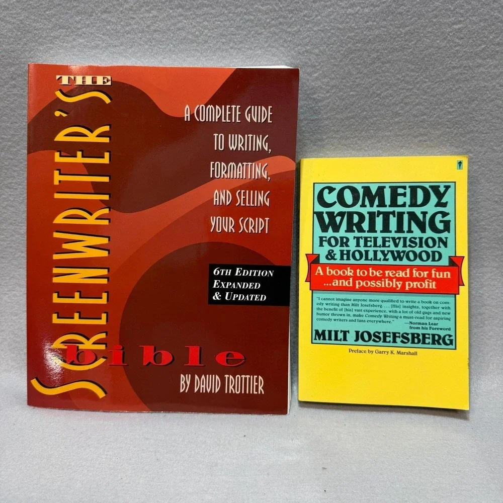 Screenwriting Bible Book Lot First Edition Comedy Writing Hollywood Trottier